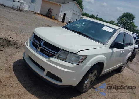 2013 Dodge Journey American Value Pkg из США, поврежденный, VIN 3C4PDCAB2DT587430